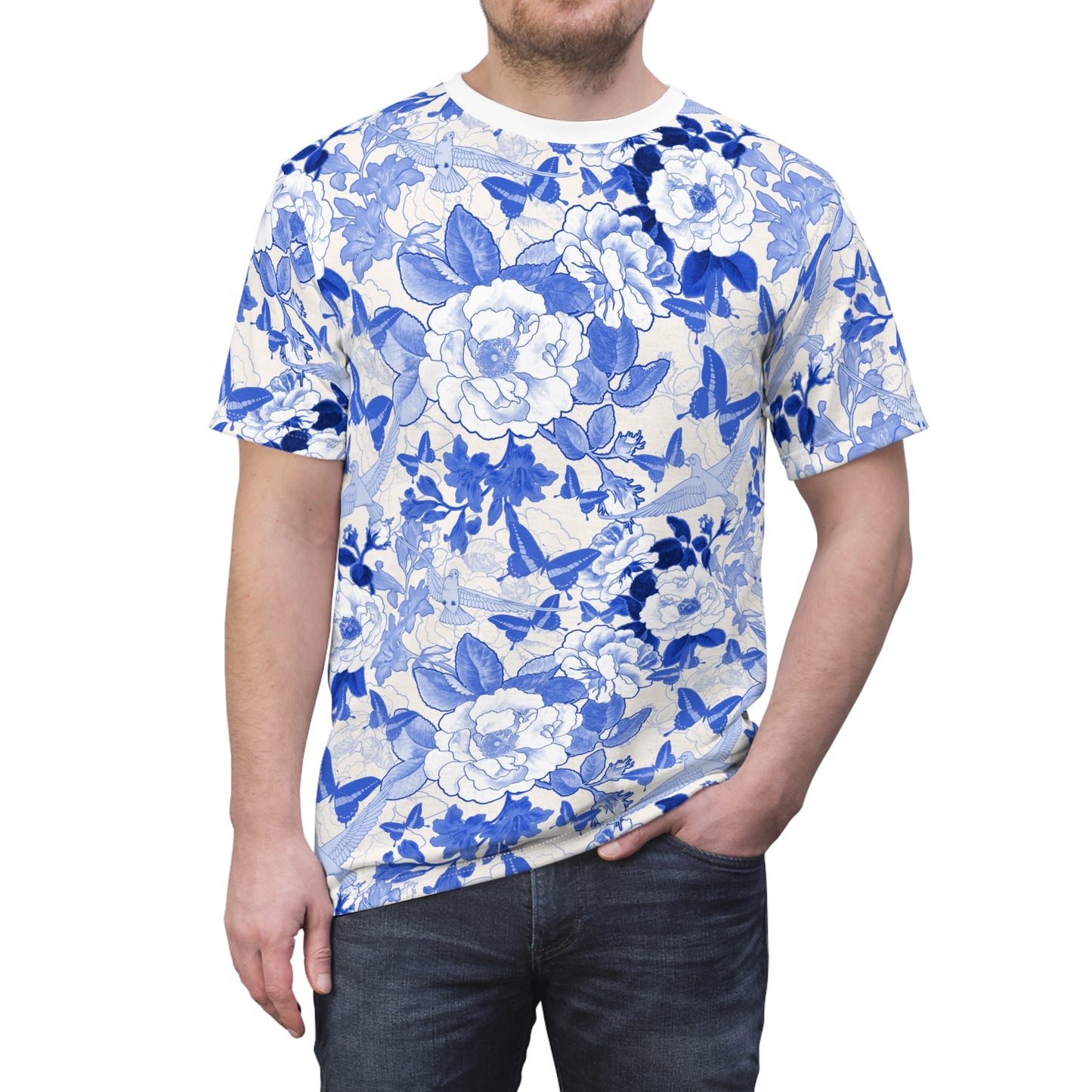 Doves in Blue - T-Shirt