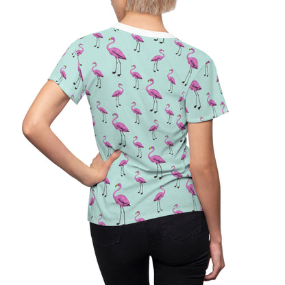 Flipping Flamingos Femme Cut T-Shirt