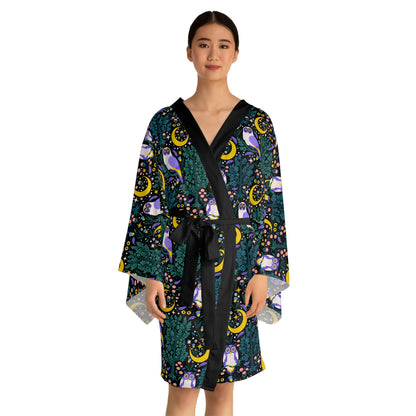 Fly and Fancy Kimono Robe - YOLO Nightwear