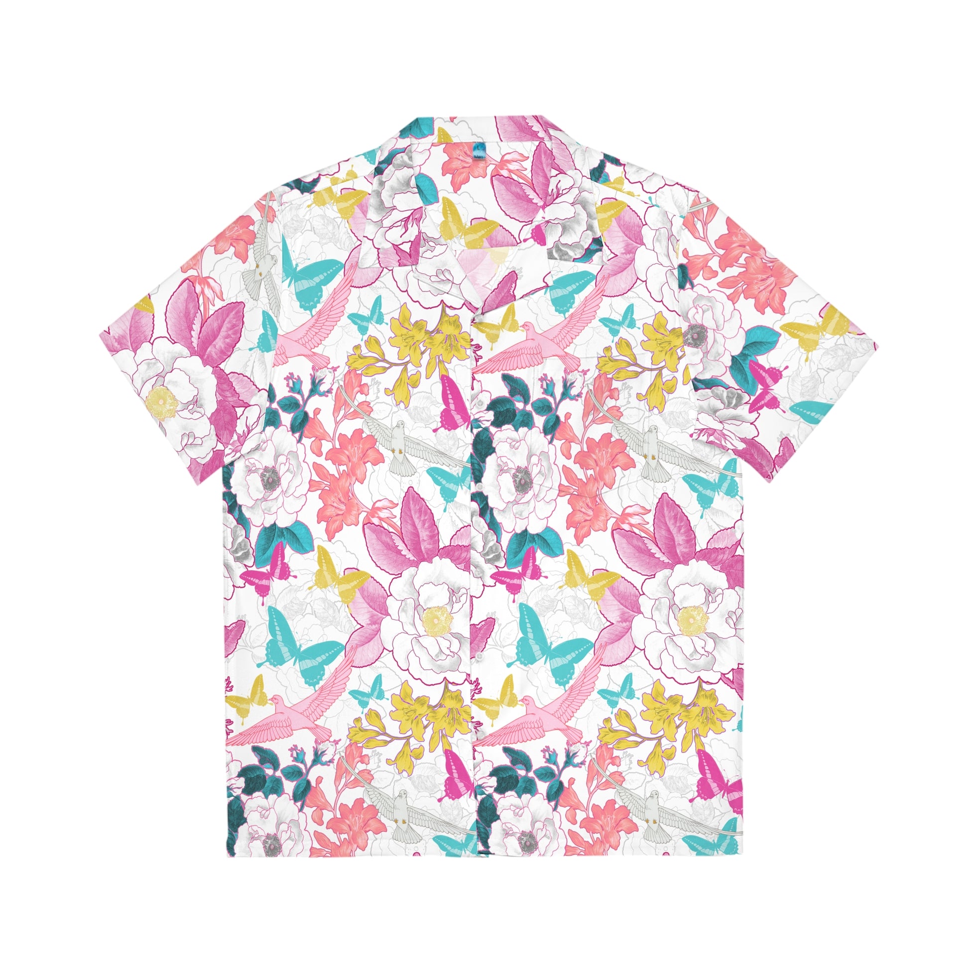 Doves - Colorful Print - Carry On Crow Clothing Co. - bird shirts