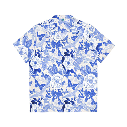 Doves - Blue Print - Carry On Crow Clothing Co. bird shirts