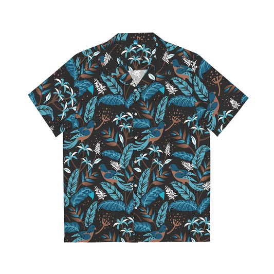 Teal Parakeet Large Print - Carry On Crow Clothing Co.